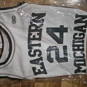Eastern Michigan Men's Jersey - White and Green